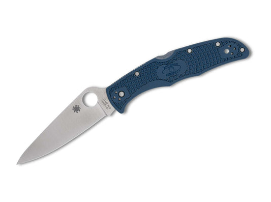 Briceag Endura 4 SPY27 FRN Cobalt Blue PlainEdge Spyderco- Robust, EDC