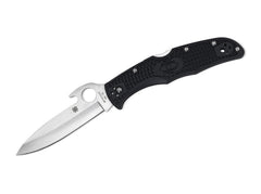 Briceag Endura Wave Plain Spyderco- Tehnologie Wave, Deschidere Rapida