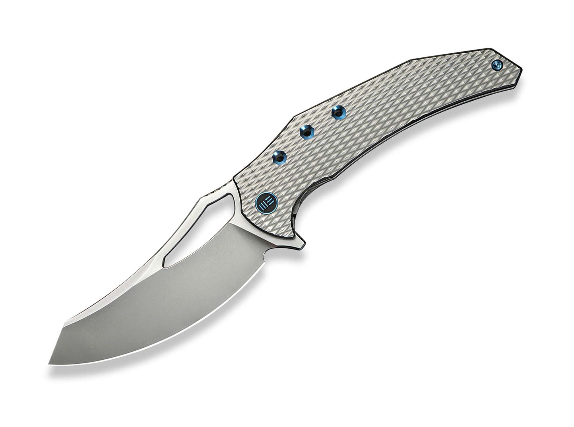 Briceag Epaulette M390 Diamond Patterned Ti WE Knife- Lama M390, Blocare Framelock