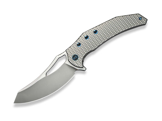 Briceag Epaulette M390 Diamond Patterned Ti WE Knife- Lama M390, Blocare Framelock