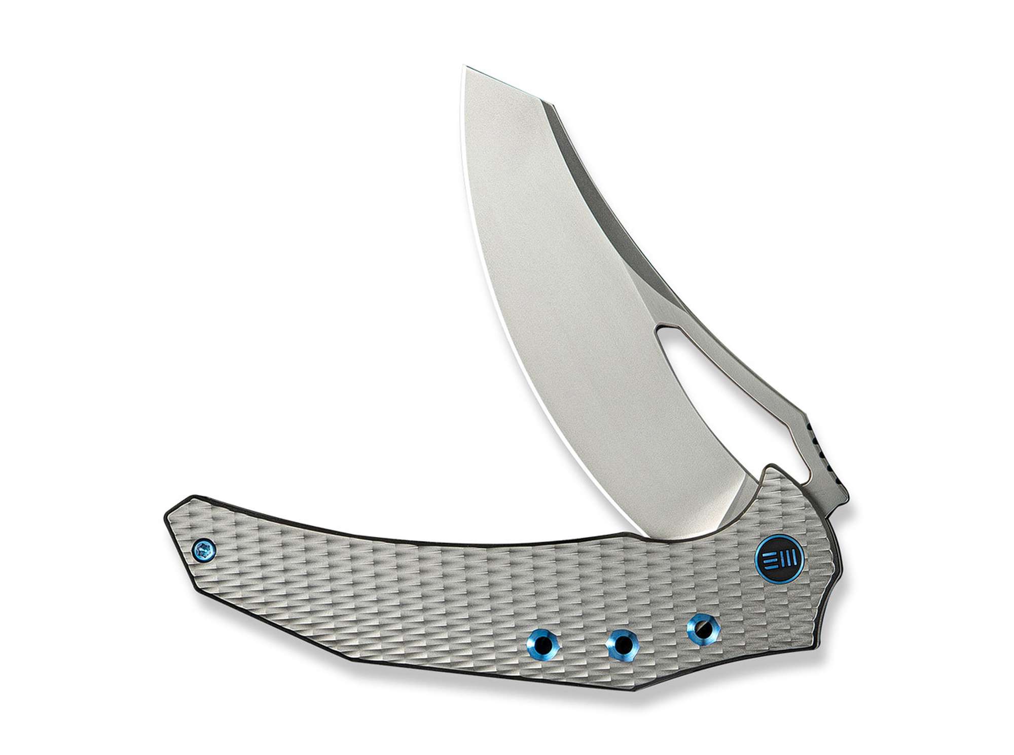 Briceag Epaulette M390 Diamond Patterned Ti WE Knife- Lama M390, Blocare Framelock
