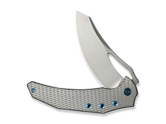 Briceag Epaulette M390 Diamond Patterned Ti WE Knife- Lama M390, Blocare Framelock