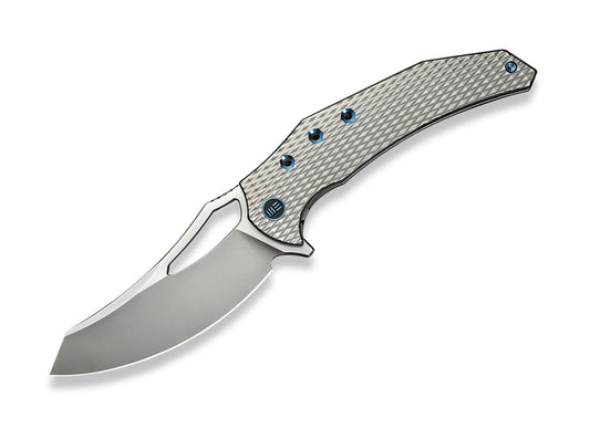 Briceag Epaulette M390 Diamond Patterned Ti WE Knife- Lama M390, Blocare Framelock