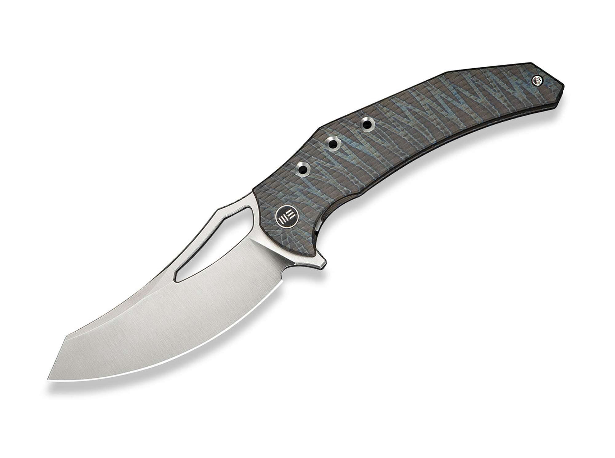 Briceag Epaulette M390 WE Knife- Maner Flamed Ti, Design Tiger Stripe