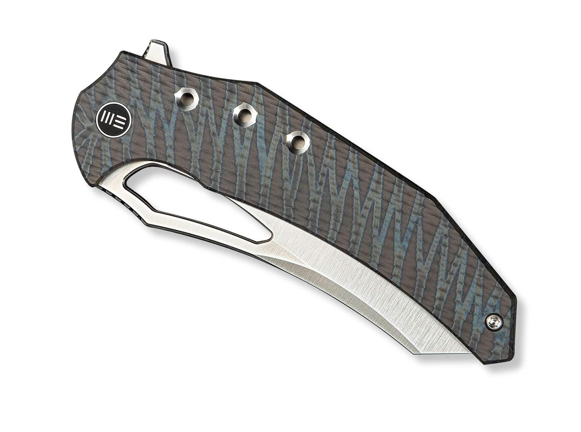 Briceag Epaulette M390 WE Knife- Maner Flamed Ti, Design Tiger Stripe