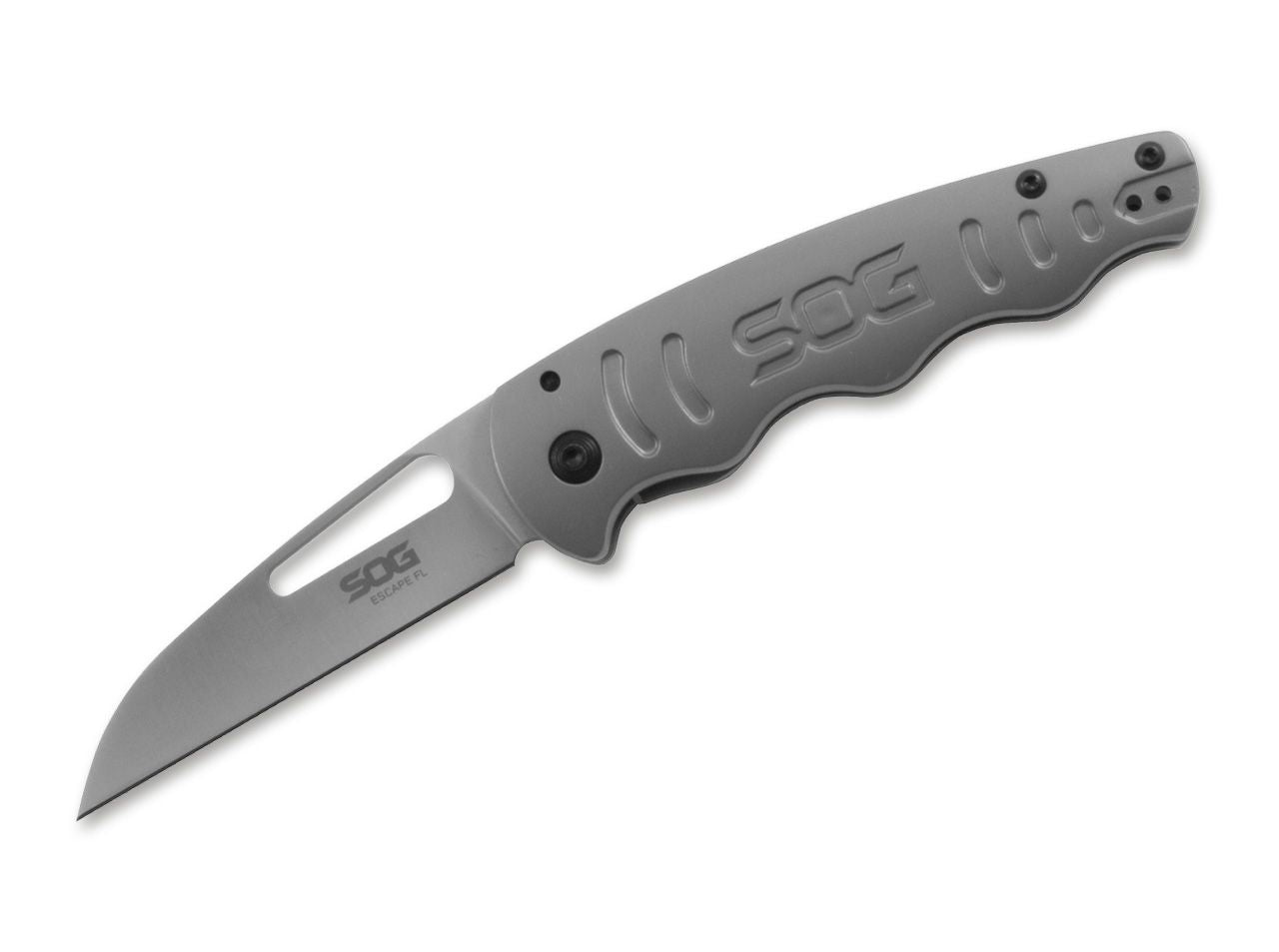 Briceag Escape FL SOG- Maner Inox Sablat, Sistem Framelock