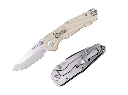 Briceag Evolution Ironclad Tanto D2 Steel & Coyote G10 Real Steel- D2, G10