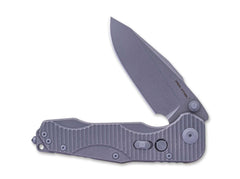 Briceag Evolution Titanium Grey Droppoint SW Real Steel- Maner Titan, Lama CPM-S-35VN