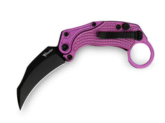 Briceag EXO-K Aluminum Oxidized Purple PVD Reate Knives Co., Ltd.- Design Robust