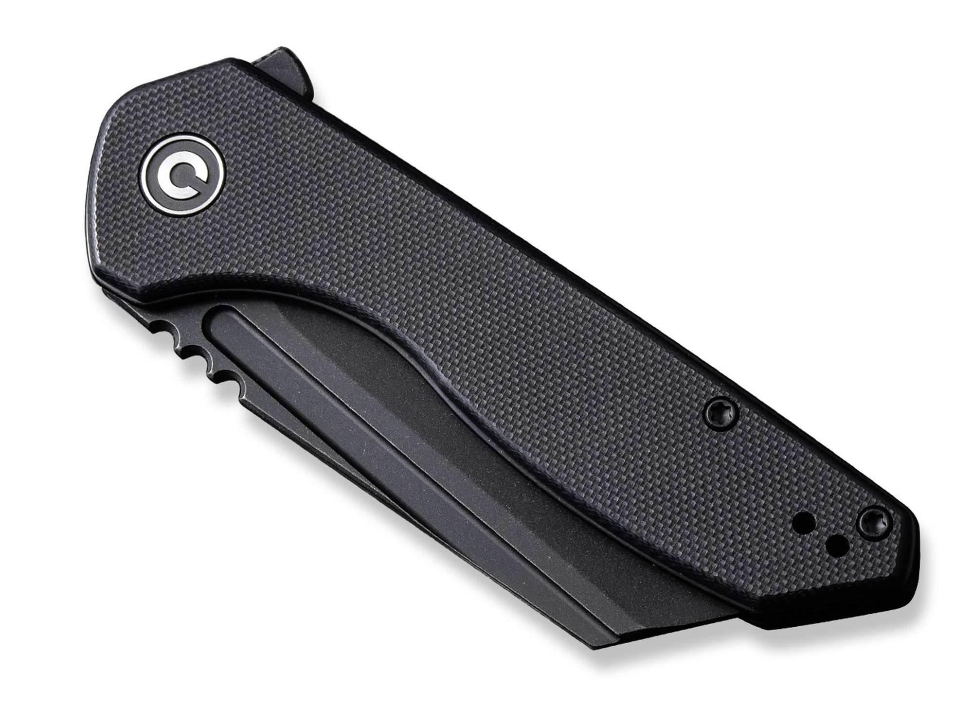 Briceag ExOne G10 All Black CIVIVI- Lama Nitro-V, Maner G10 Texturat
