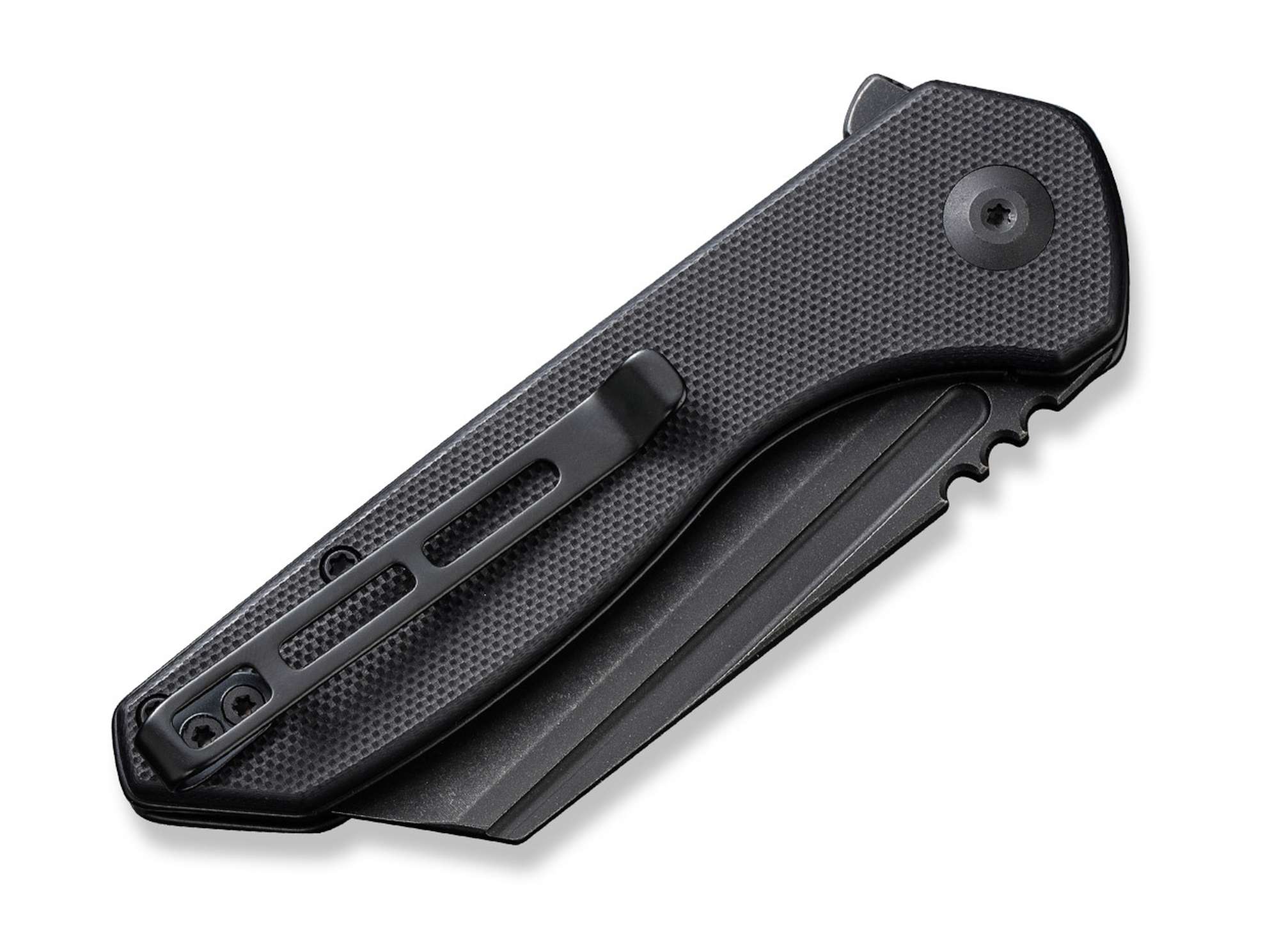 Briceag ExOne G10 All Black CIVIVI- Lama Nitro-V, Maner G10 Texturat