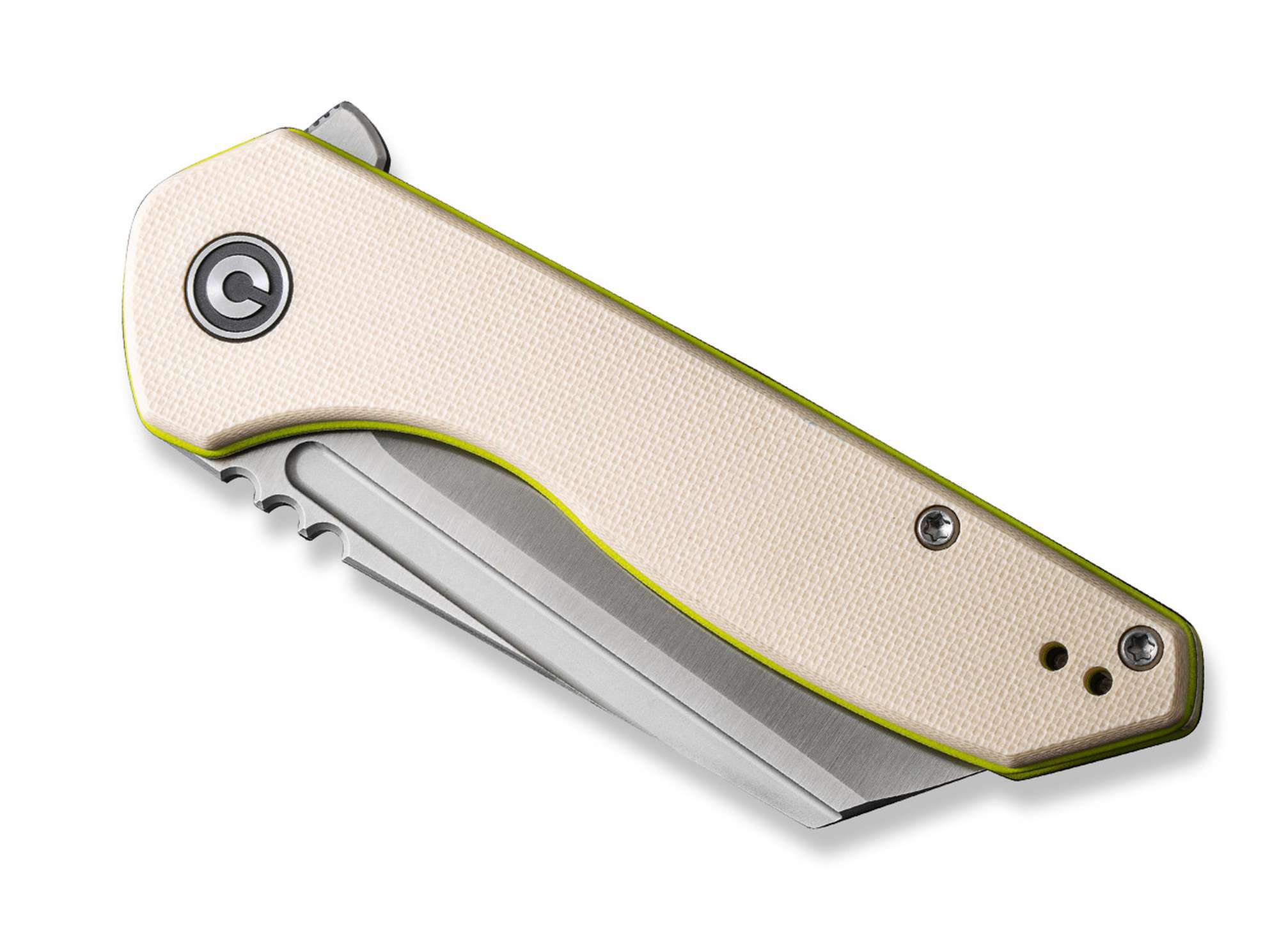 Briceag ExOne G10 Ivory CIVIVI- Utilizare EDC, Maner G10 Texturat