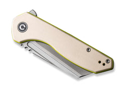 Briceag ExOne G10 Ivory CIVIVI- Utilizare EDC, Maner G10 Texturat
