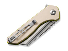 Briceag ExOne G10 Ivory CIVIVI- Utilizare EDC, Maner G10 Texturat