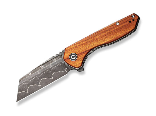 Briceag ExOne Guibourtia Damascus CIVIVI- Lama Reverse Tanto, Utilizare EDC