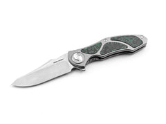 Briceag Exorcist S35VN Ti Fatcarbon Jungle Wear Three Scales- Lama S35VN, Flipper