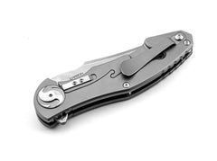 Briceag Exorcist S35VN Ti Fatcarbon Jungle Wear Three Scales- Lama S35VN, Flipper