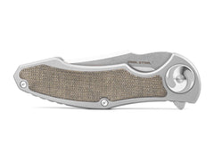 Briceag Exorcist S35VN Ti Green Micarta One Scale Real Steel- EDC, Ergo