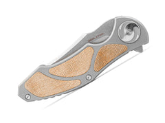 Briceag Exorcist S35VN Ti Natural Micarta Three Scales Real Steel- S35VN, Titan