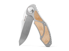 Briceag Exorcist S35VN Ti Natural Micarta Three Scales Real Steel- S35VN, Titan