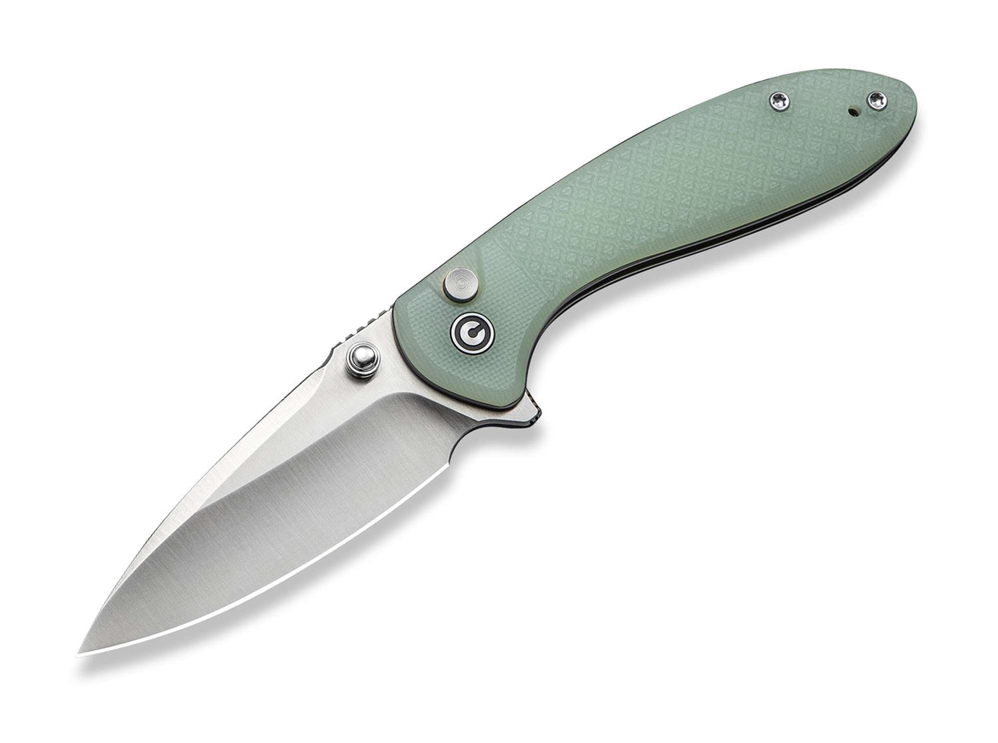Briceag Faeger Natural G10 CIVIVI- Lama Drop Point, Button Lock