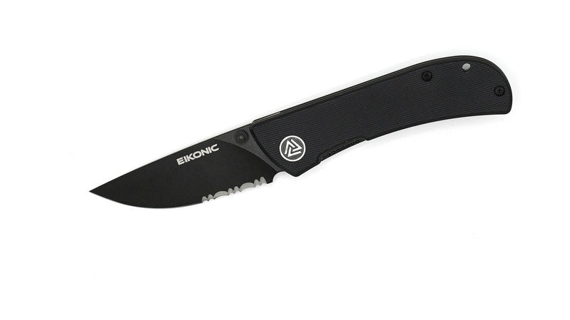 Briceag FAIRWIND Einhandmesser Negru Eikonic - Oțel D2, Mâner G-10