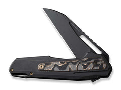Briceag Falcaria Titanium Black Copper Foil CF WE Knife- Lamă CPM-20CV, Utilizare EDC
