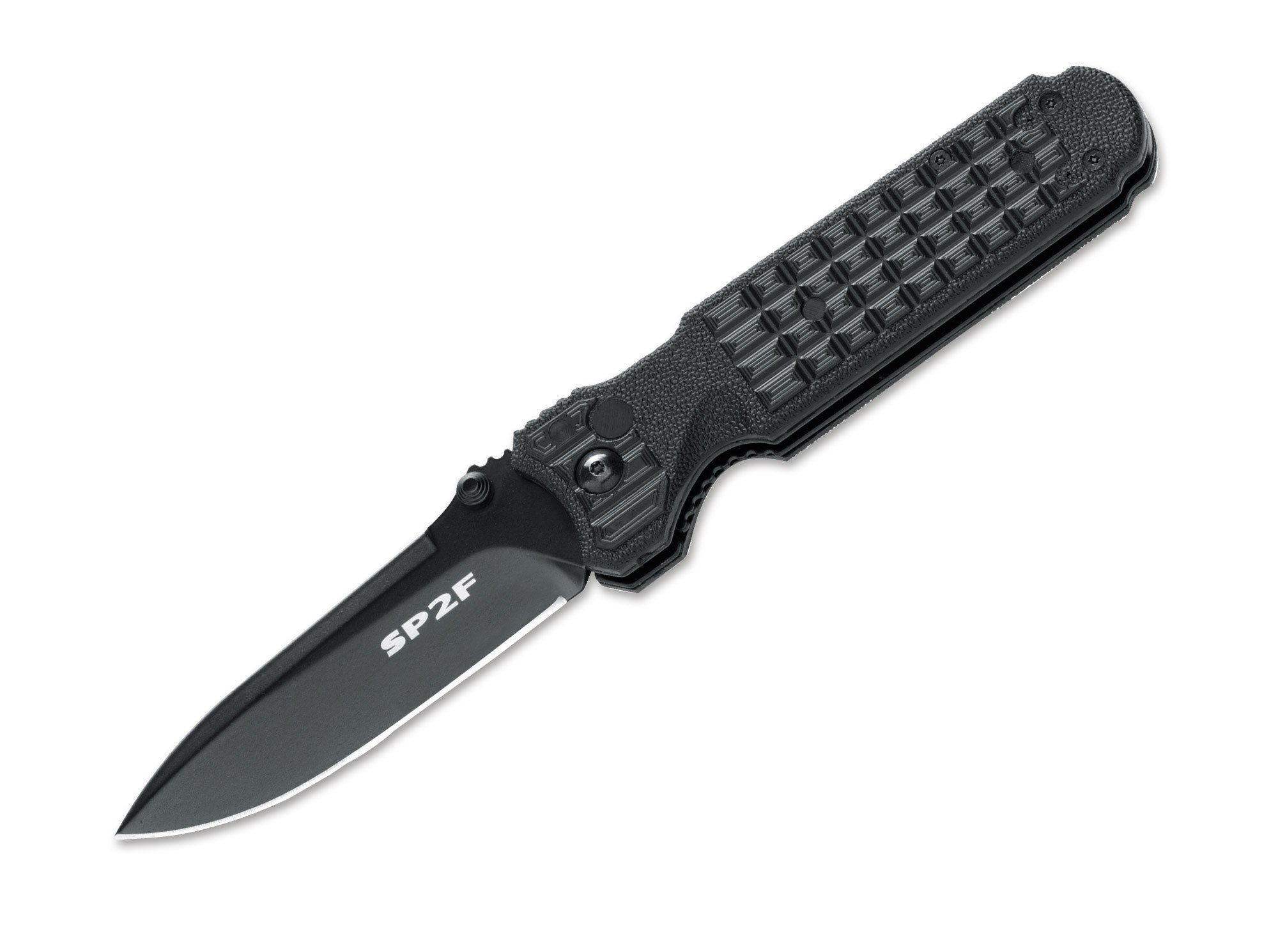 Briceag FKMD Predator II Black Boker- Lama Böhler N690, Maner Forprene