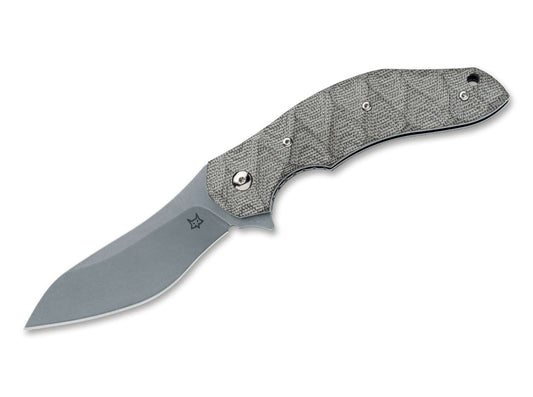 Briceag Flipper N690 OD Micarta Fox Knives- Lama N690, Maner Micarta