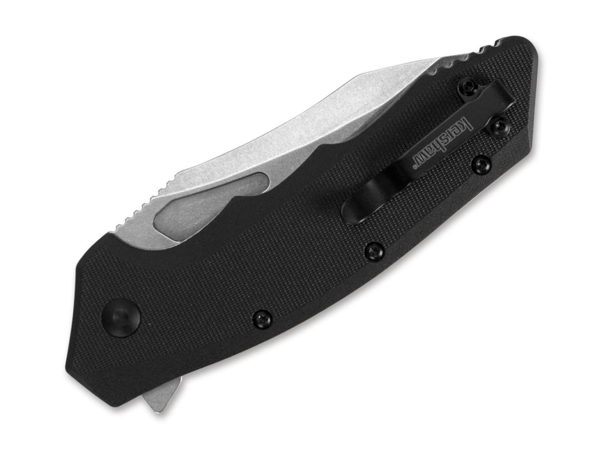 Briceag Flitch Kershaw- Lamă 8Cr13MoV, Mâner GRN Conturat