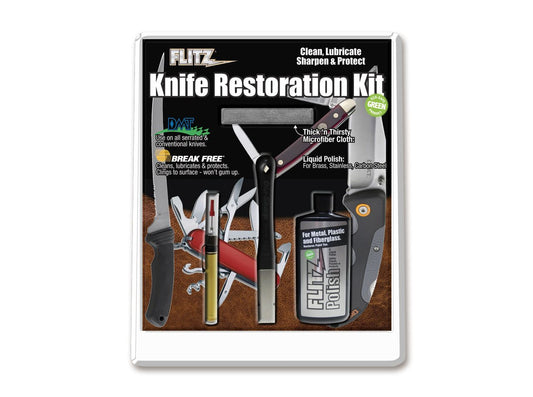 Briceag Flitz Knife Restauration Kit Flitz- Curatare, Asqutire