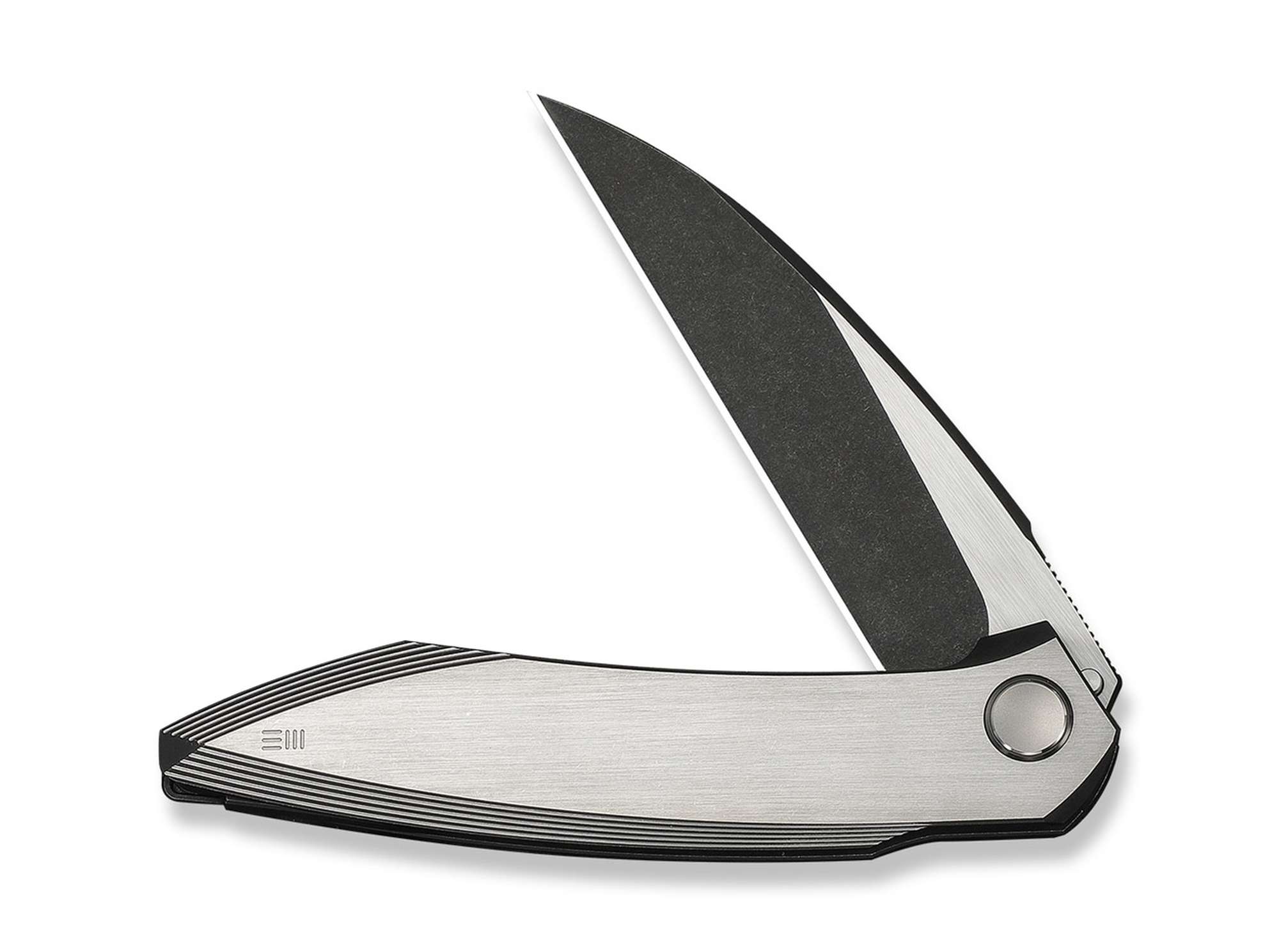 Briceag Fluxor M390 Satin & Black Ti Two Tone WE Knife- Lama M390, Maner Titan