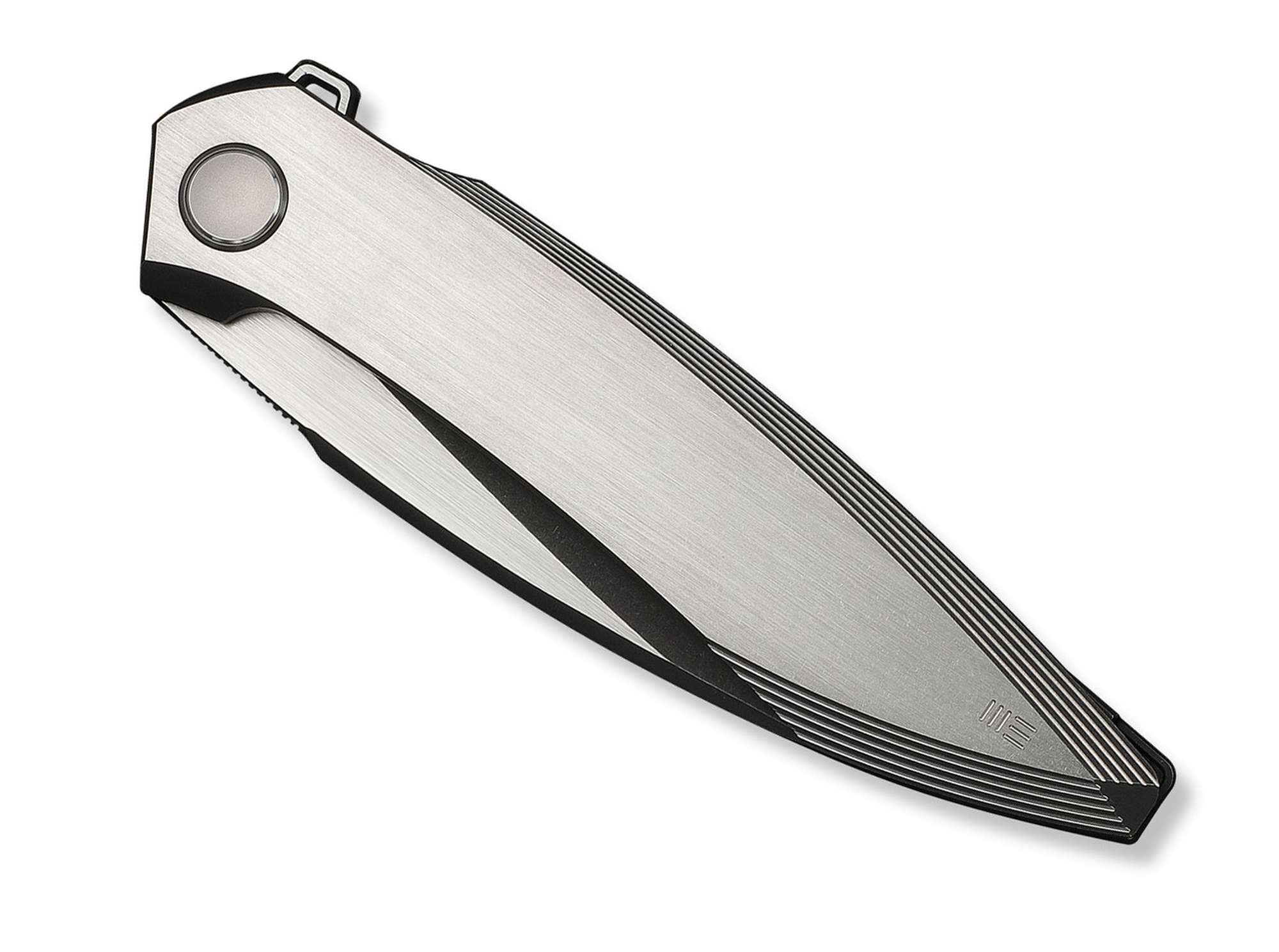 Briceag Fluxor M390 Satin & Black Ti Two Tone WE Knife- Lama M390, Maner Titan