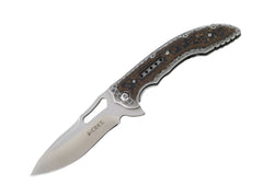 Briceag Fossil CRKT- Design Unic Fosil, Deschidere Lină IKBS