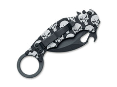 Briceag FX 599 Karambit The Skulls N690 Aluminum Fox Knives- Design Skull, Liner Lock