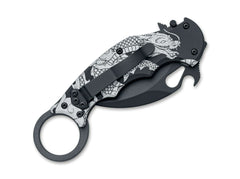 Briceag FX 599 Karambit The Spirit N690 Aluminum Fox Knives- Lama Hawkbill, Linerlock