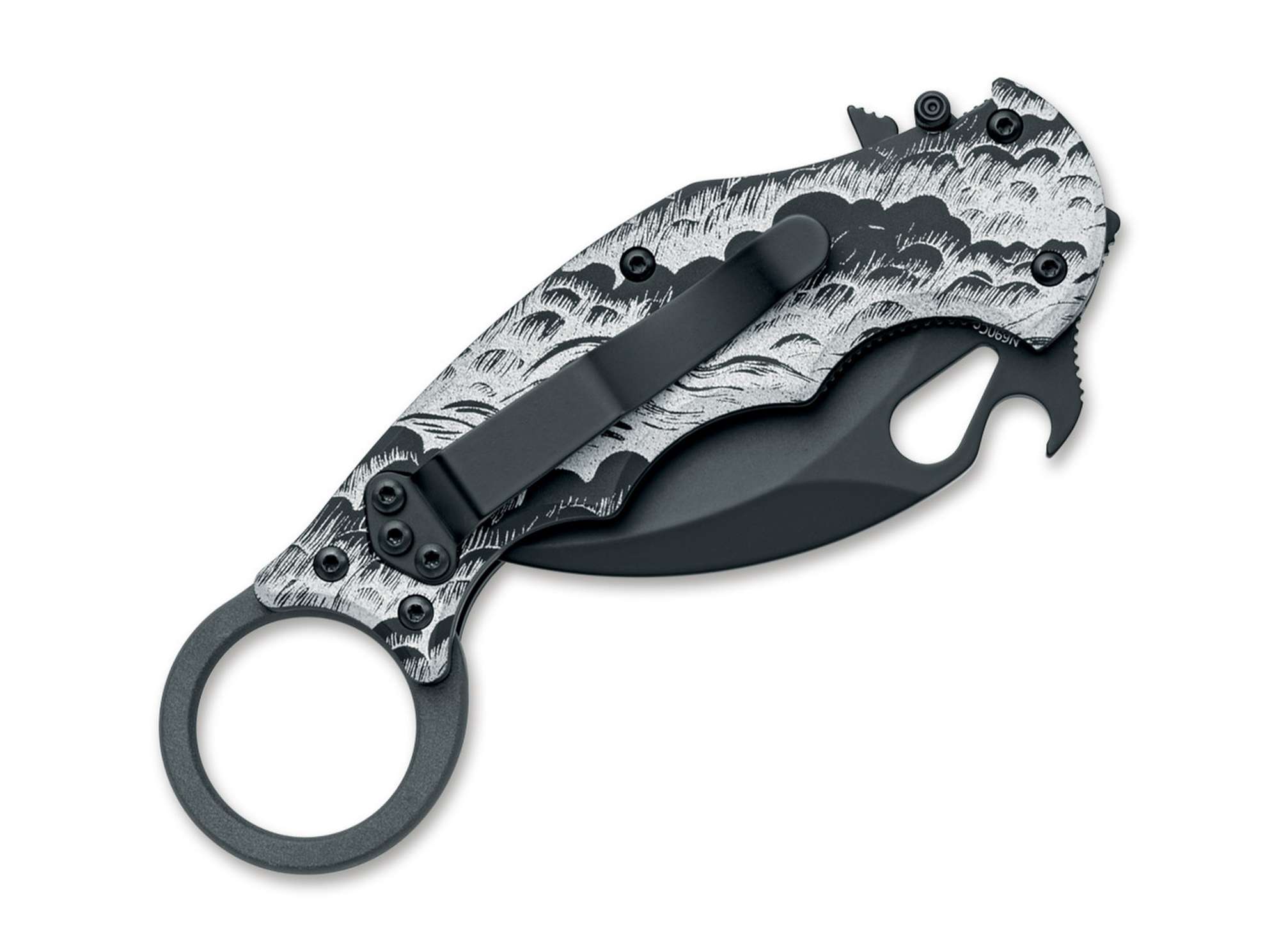 Briceag FX 599 Karambit The Storm N690 Aluminum Fox Knives- EDC, Robust