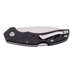 Briceag G10 Negru Herbertz - Oțel 440A, Blocare Backlock