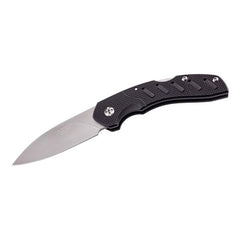 Briceag G10 Negru Herbertz - Oțel 440A, Blocare Backlock