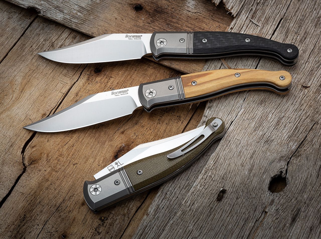 Briceag Gitano CF LionSteel- Maner Carbon, Lama Niolox