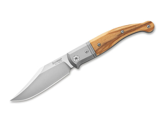 Briceag Gitano Olive LionSteel- Maner Titan/Lemn, Lama Niolox