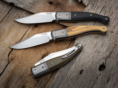 Briceag Gitano Olive LionSteel- Maner Titan/Lemn, Lama Niolox