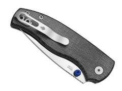 Briceag Glaux Black Norplex UltreX Micarta Kizer- Otel, Maner Micarta