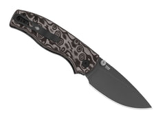 Briceag Glaux Black Vortex Pattern Micarta PVD Kizer- EDC, Util