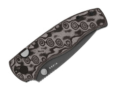 Briceag Glaux Black Vortex Pattern Micarta PVD Kizer- EDC, Util