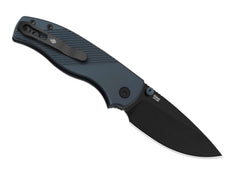 Briceag Glaux Blue Aluminum PVD Kizer- Utilizare EDC, Button Lock