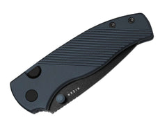 Briceag Glaux Blue Aluminum PVD Kizer- Utilizare EDC, Button Lock