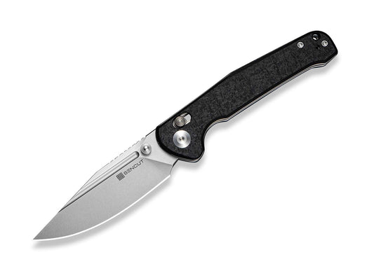 Briceag Glenspar Black Shredded G10 SENCUT- Maner G10, Lama Stonewash