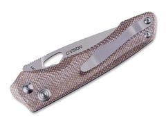 Briceag Griffin Pro Micarta Natural Stonewash Real Steel- Maner Micarta, Utilizare EDC