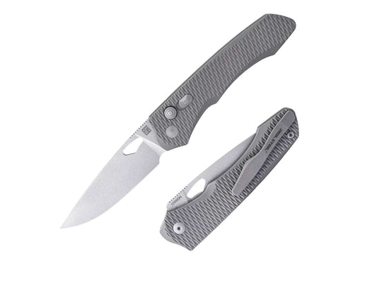 Briceag Griffin Ultimatum Vanax Ti Stonewash Real Steel- Lama Vanax, Blocare Sigura